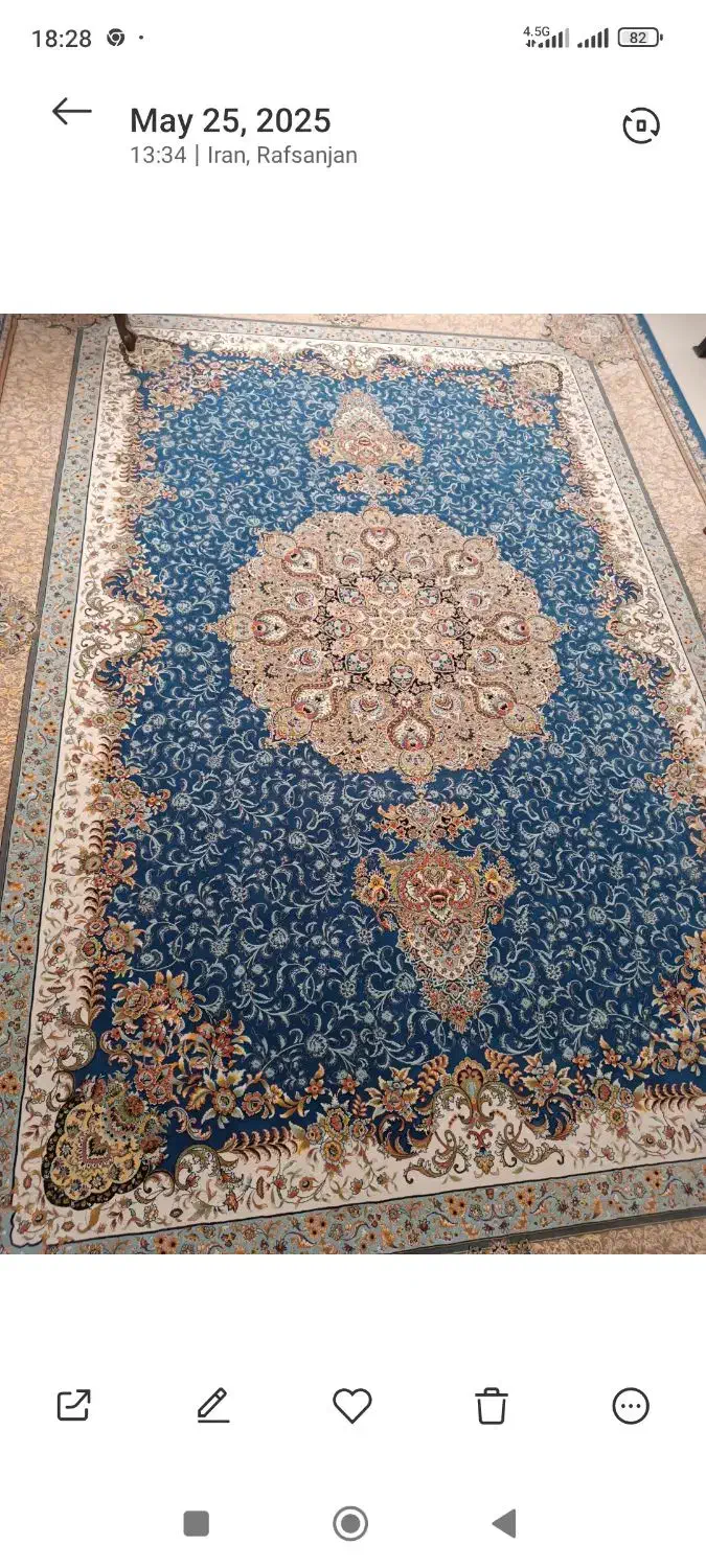 قالی ماشینی برجسته|فرش|رفسنجان, |دیوار