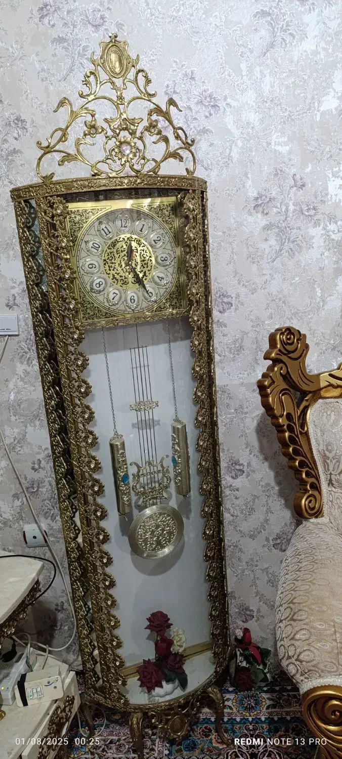 ساعت ایستاده برنز|ساعت دیواری و تزئینی|خرم‌آباد, |دیوار