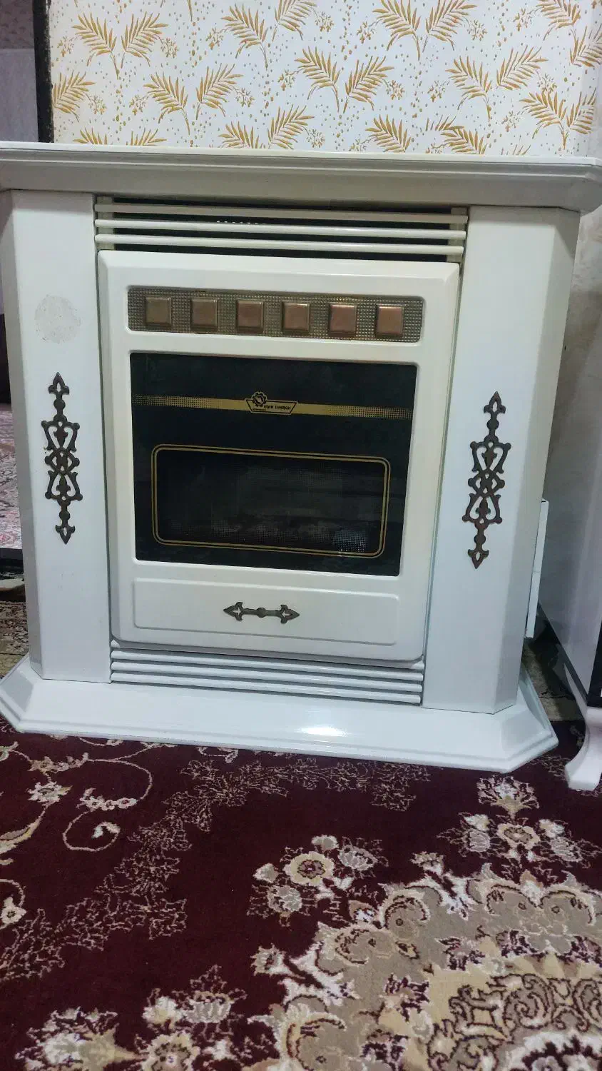 بخاری شومینه  دار|بخاری، هیتر، شومینه|ماکو, |دیوار