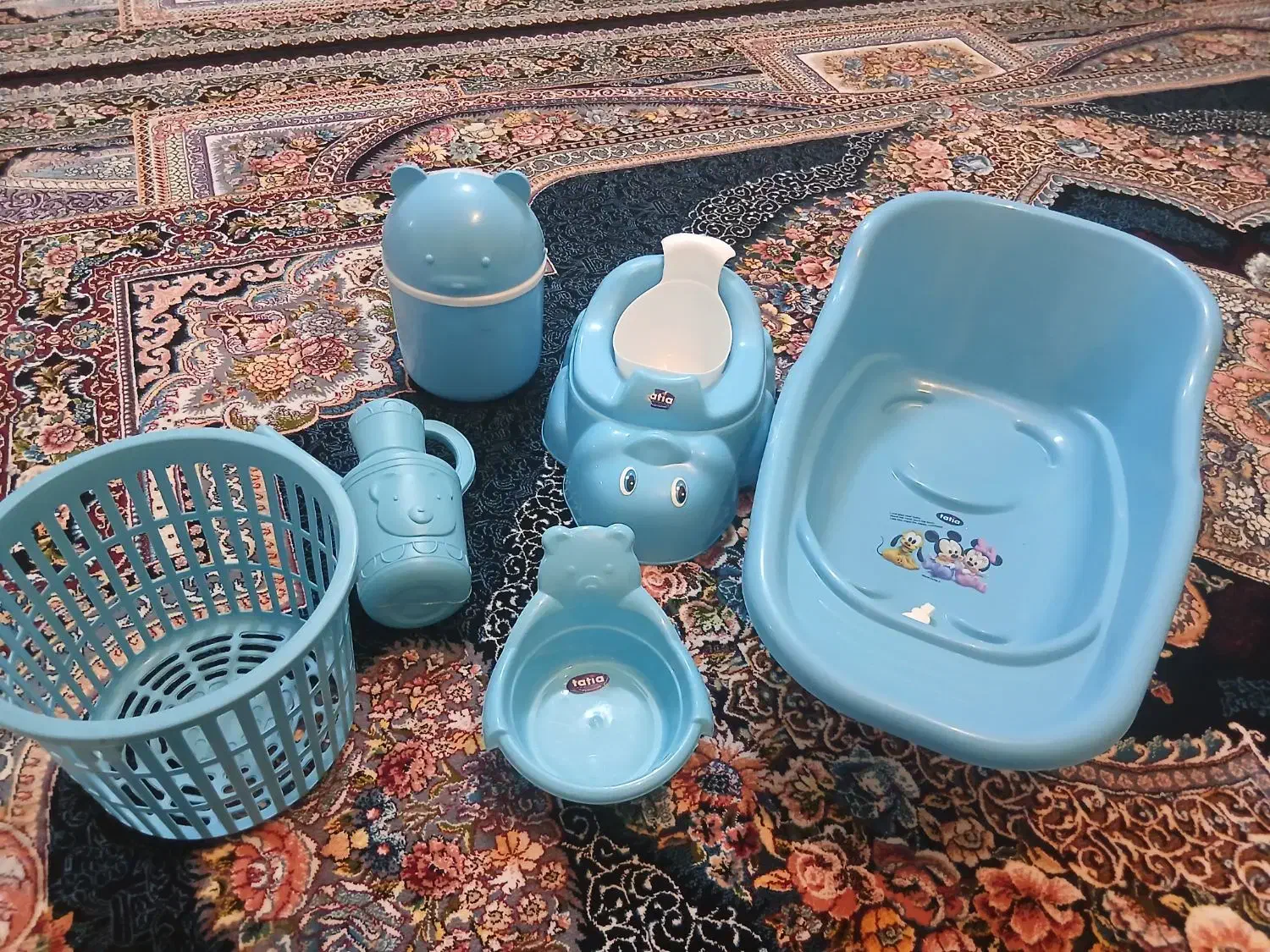 سرویس پلاستیک سیسمونی نونو اصلا استفاده نشده|اسباب و اثاث بچه|نهاوند, |دیوار