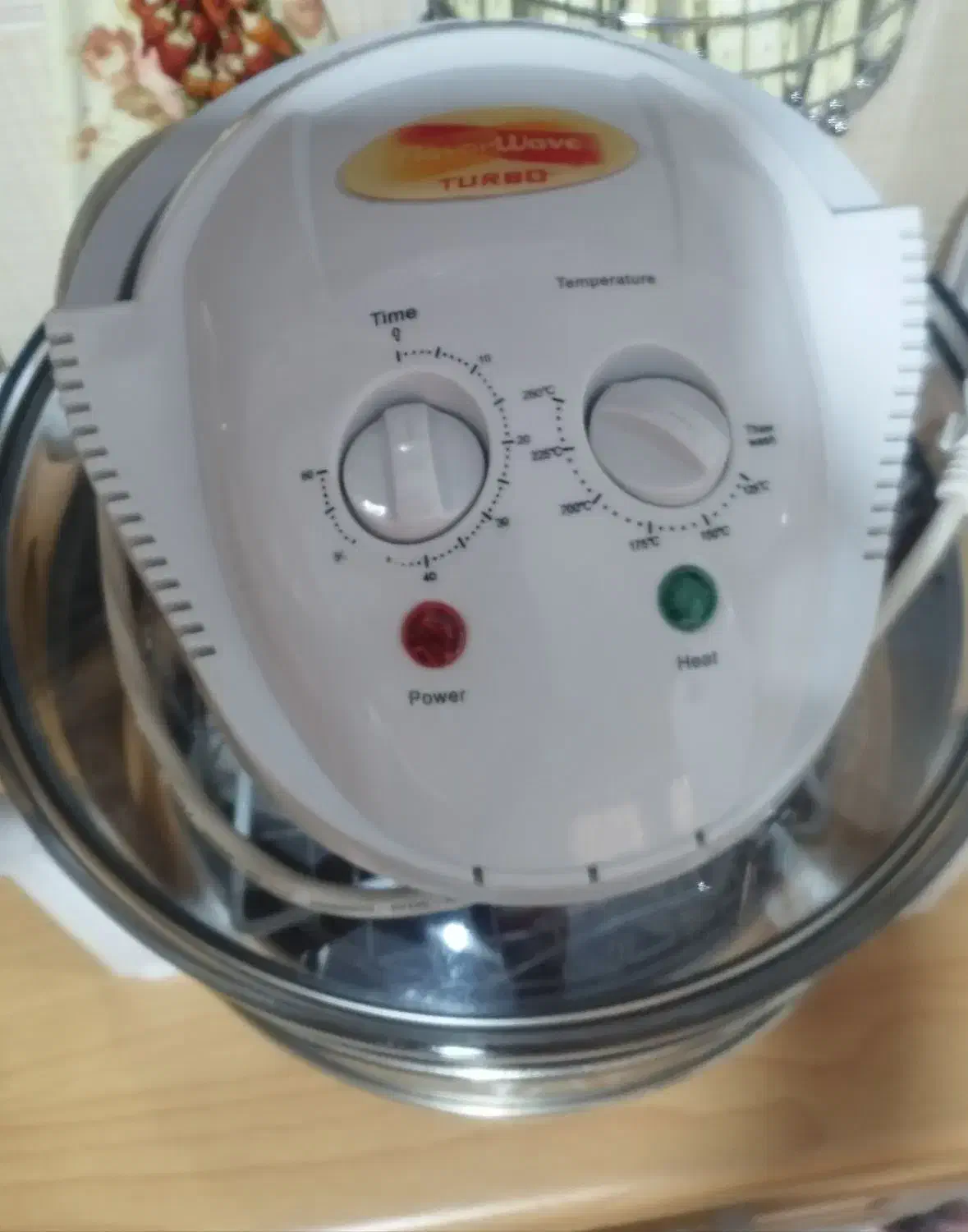 هوا پز فلیوروی توربو درحد نو با وسایل وکارتون|اجاق گاز و لوازم برقی پخت‌وپز|فولادشهر, C3|دیوار