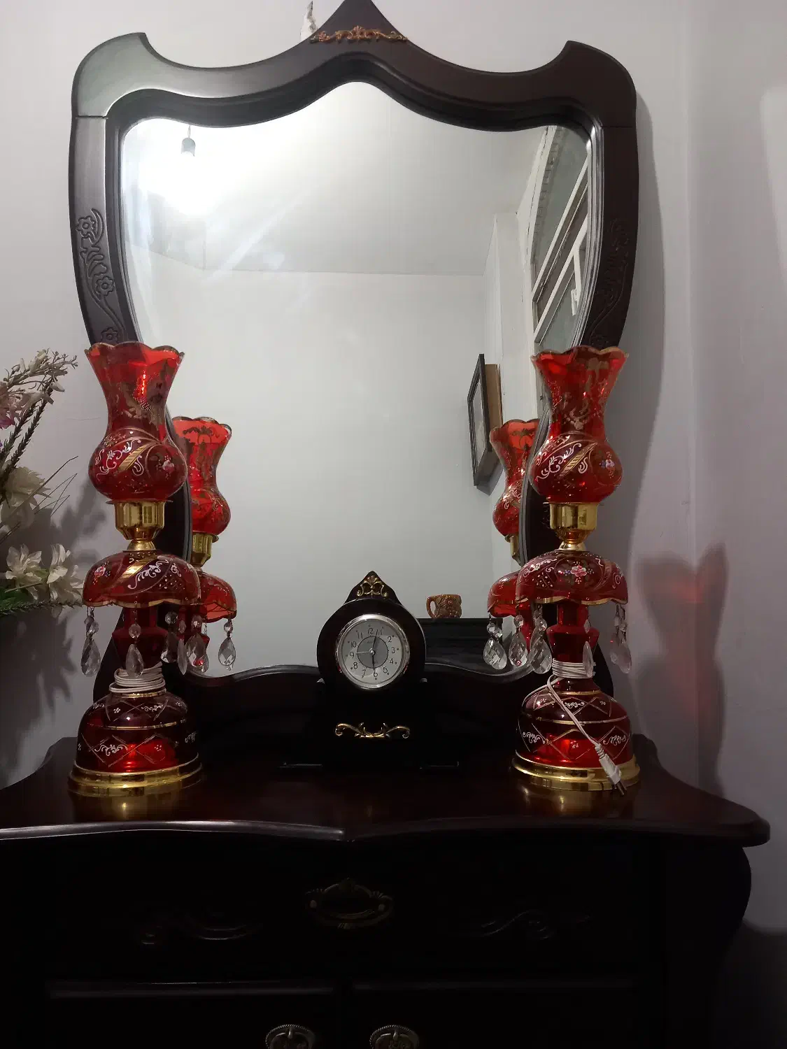 آینه و شمعدان|آینه|اسدآباد, |دیوار