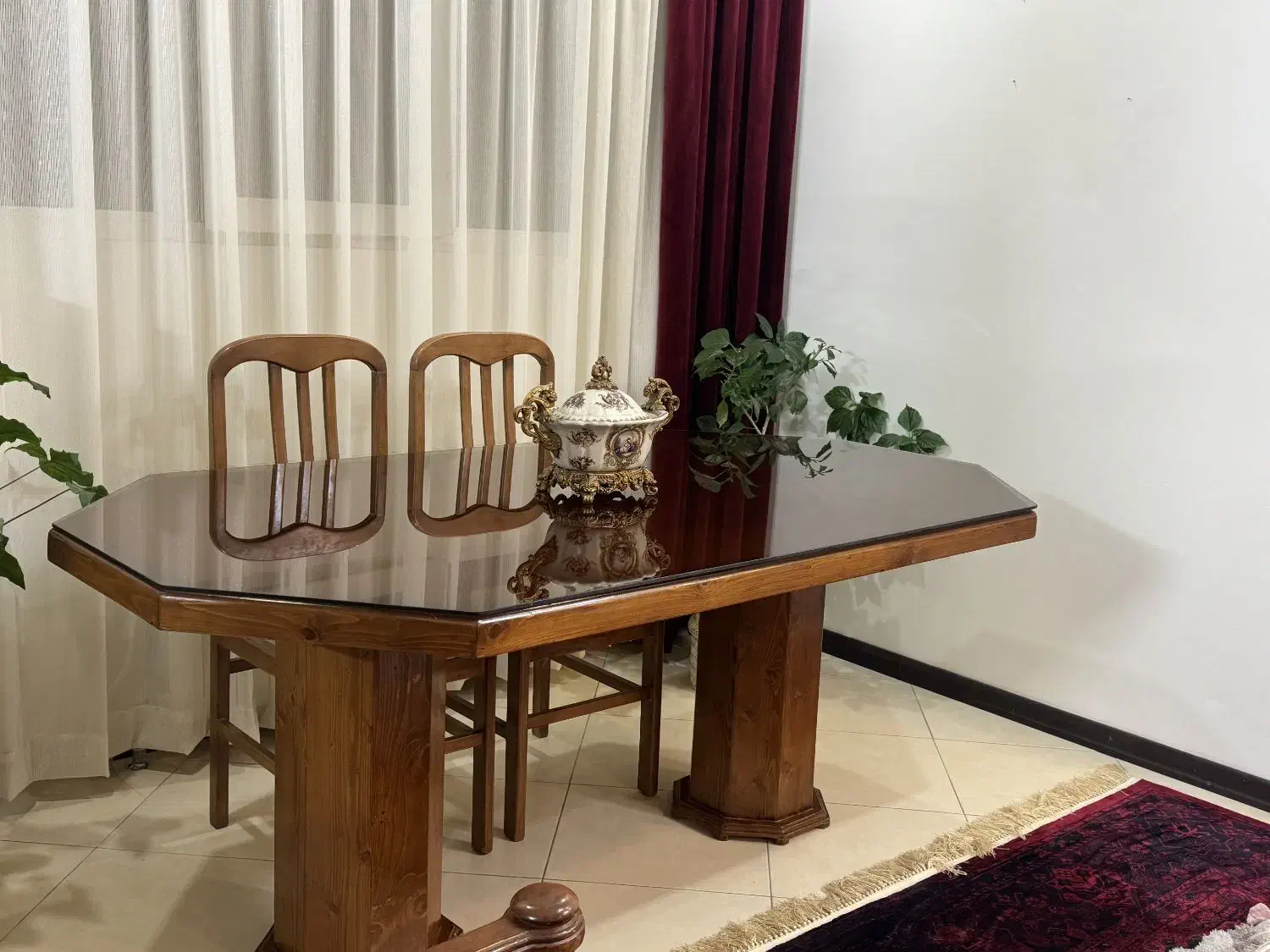 میز ناهارخوری ۶ نفره به همراه ۶ عدد صندلی رایگان|میز و صندلی غذاخوری|مشهد, شهرآرا|دیوار