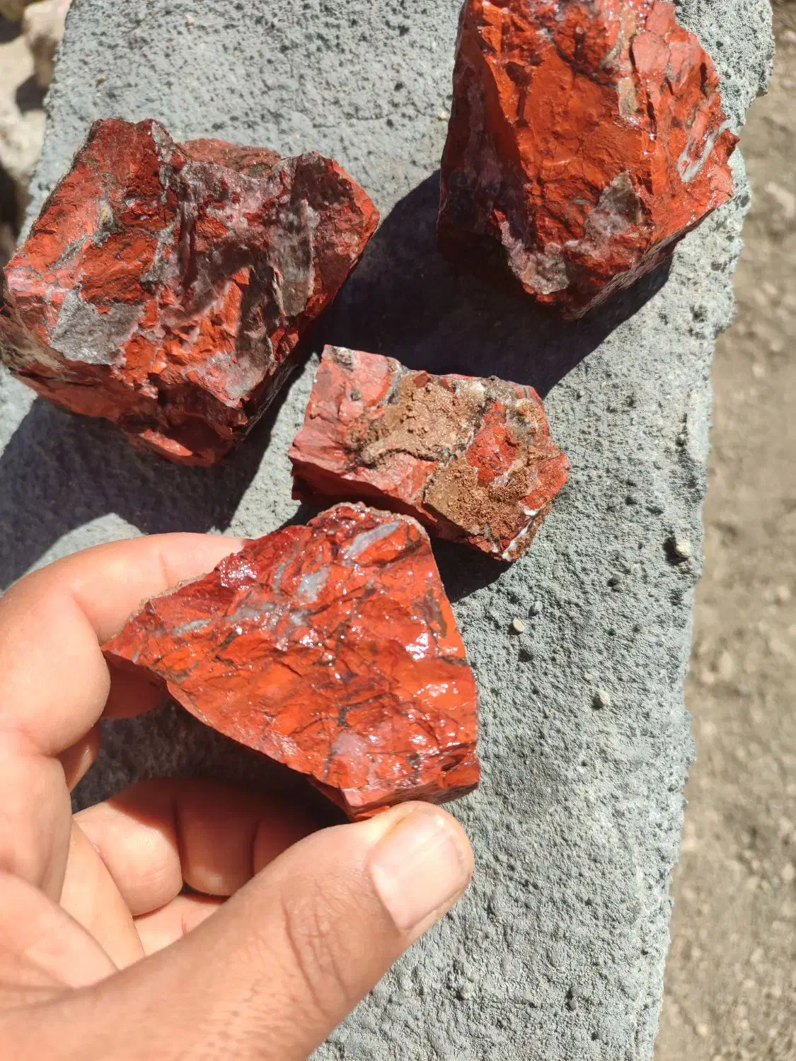 سنگ جاسپر سرخ|جواهرات|رستاق, |دیوار