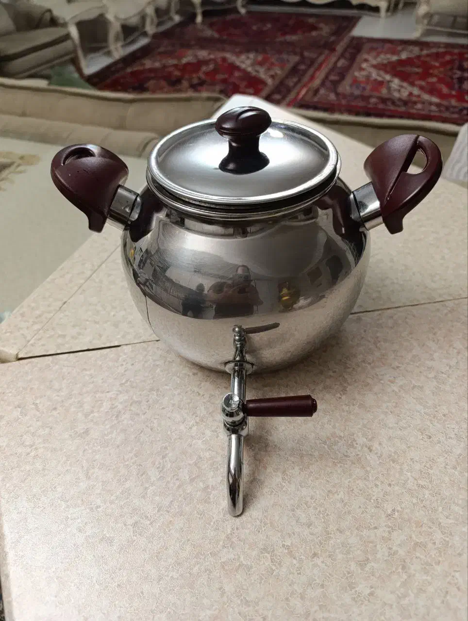 کتری روگازی تمام استیل نو استفاده نشده|قوری، کتری، قهوهساز دستی|تبریز, |دیوار