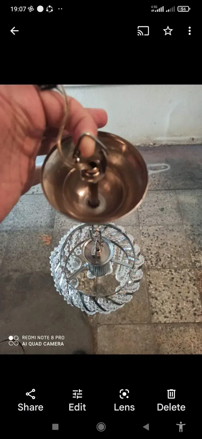 لوستر کریستال|لوستر و چراغ آویز|ارومیه, |دیوار