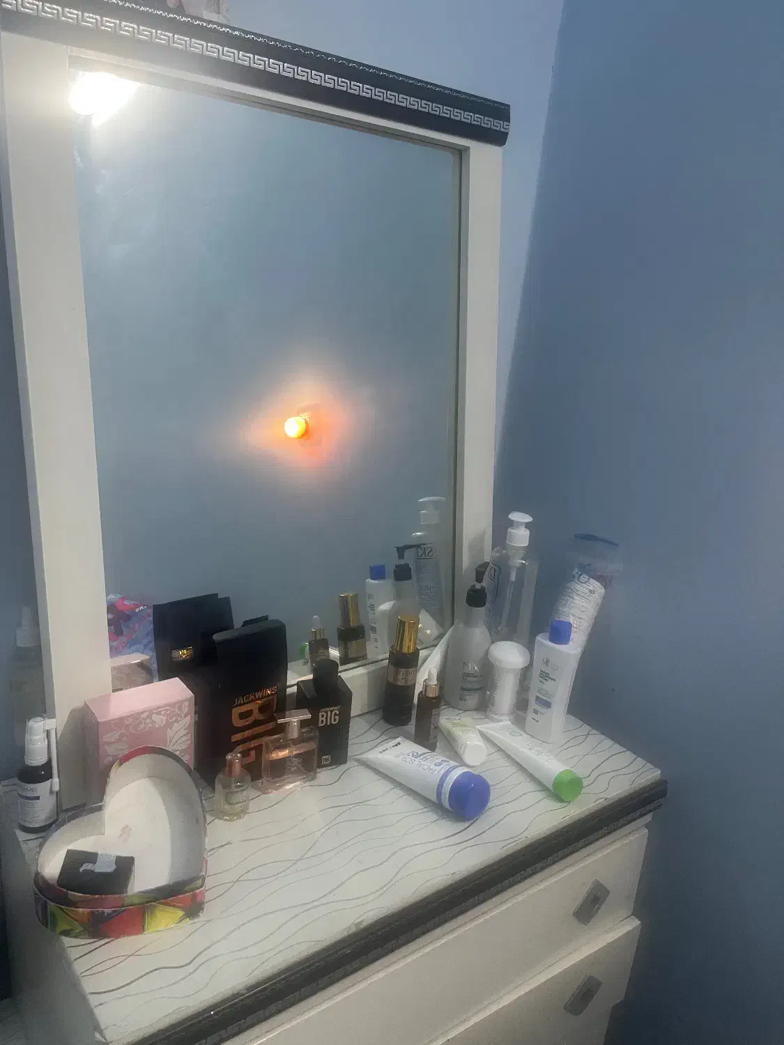 تخت میز آرایش با دوتا کناری|تخت و سرویس خواب|جوادآباد, |دیوار