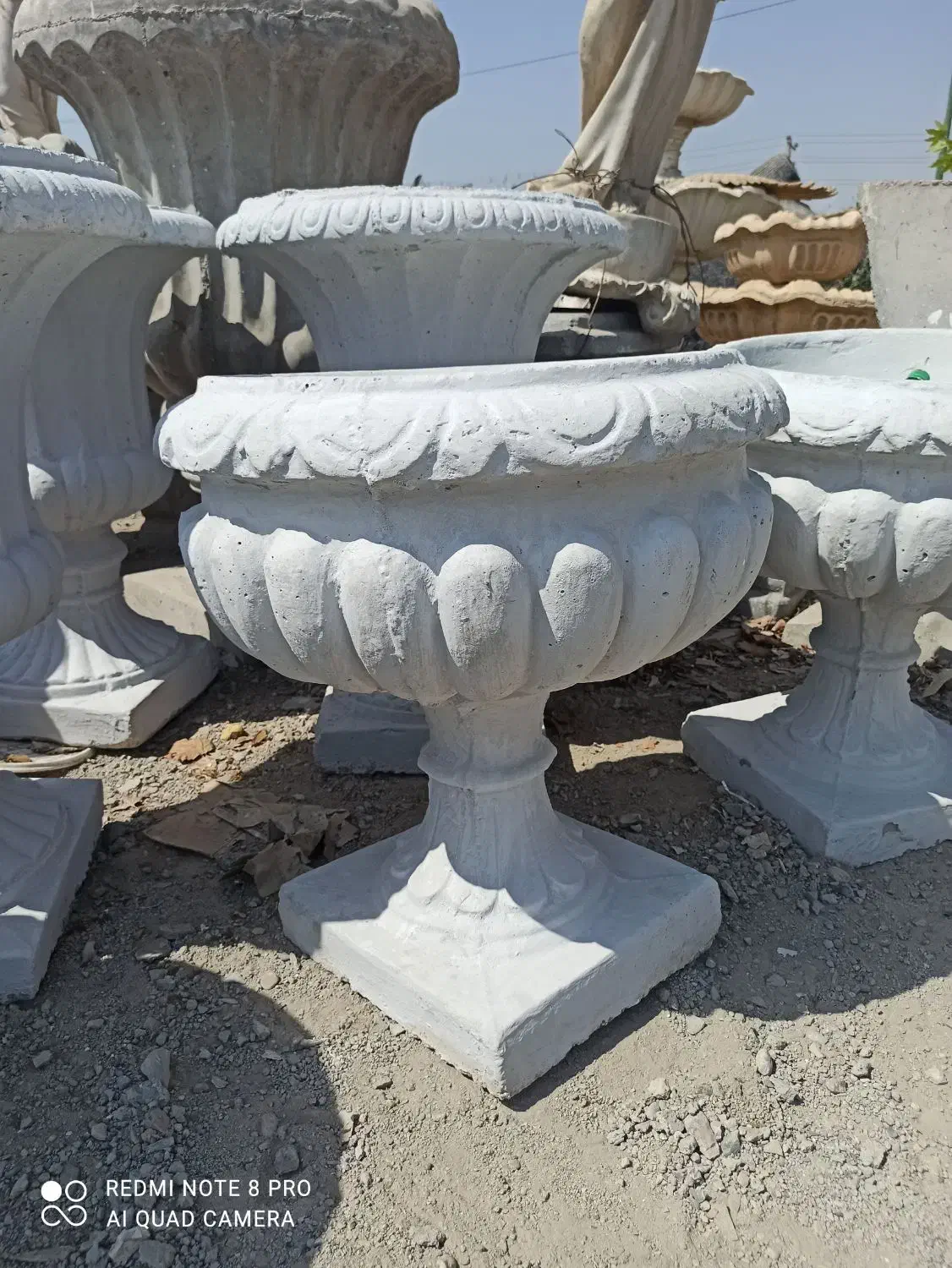 تندیس سبز گلدان آبنما کبابپز بتنی|مصالح و تجهیزات ساختمان|تهران, جوانمردان (اندیشه)|دیوار