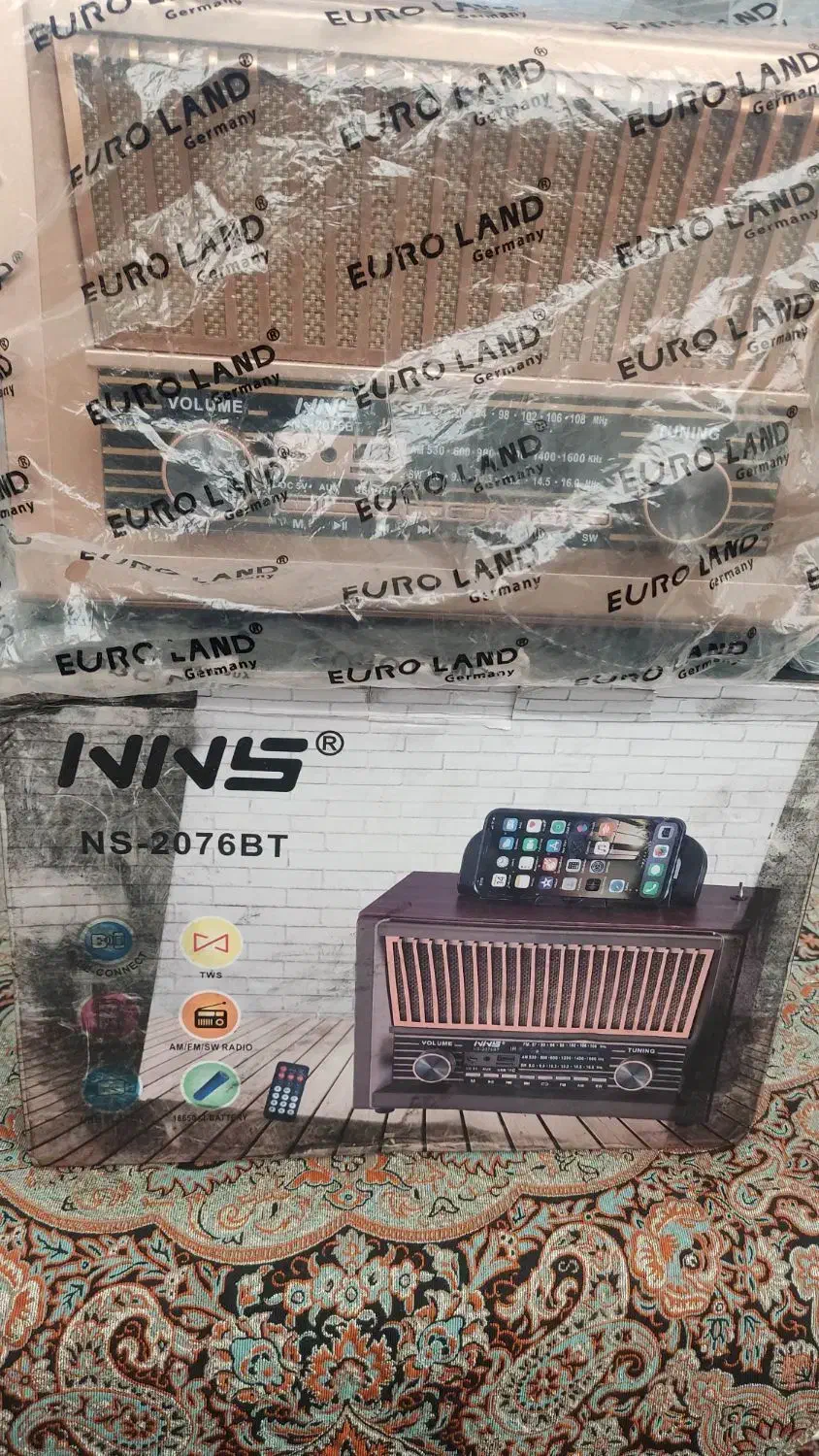 دوسه اسپیکر اصل فلش خور رادیو قوی.انرژی خورشیدی|سیستم صوتی خانگی|شیراز, فرهنگ شهر|دیوار