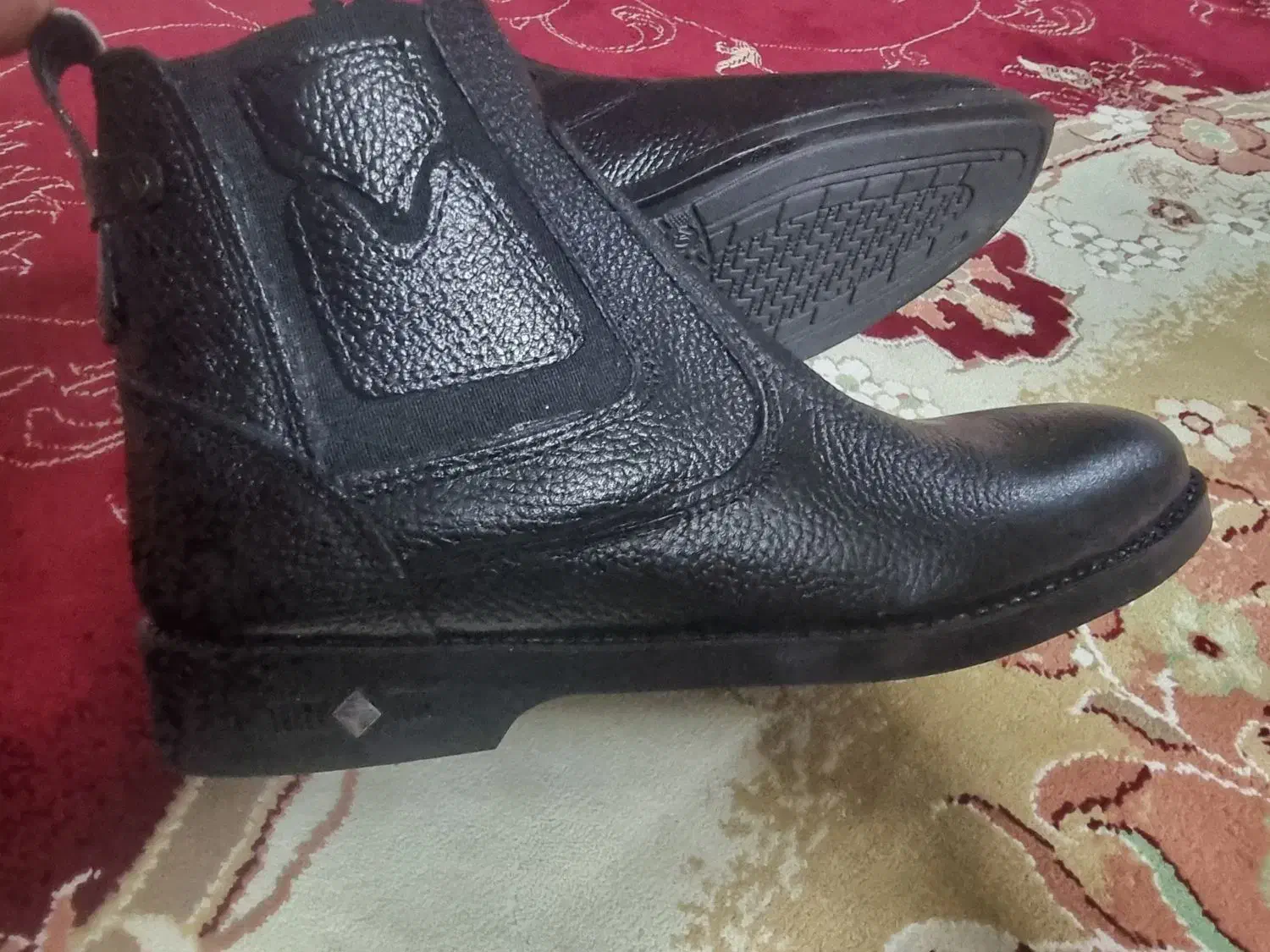 نیم بوت تمام چرم زیپ دار سایز۴۰ کاملا نو|کیف، کفش، کمربند|قزوین, |دیوار