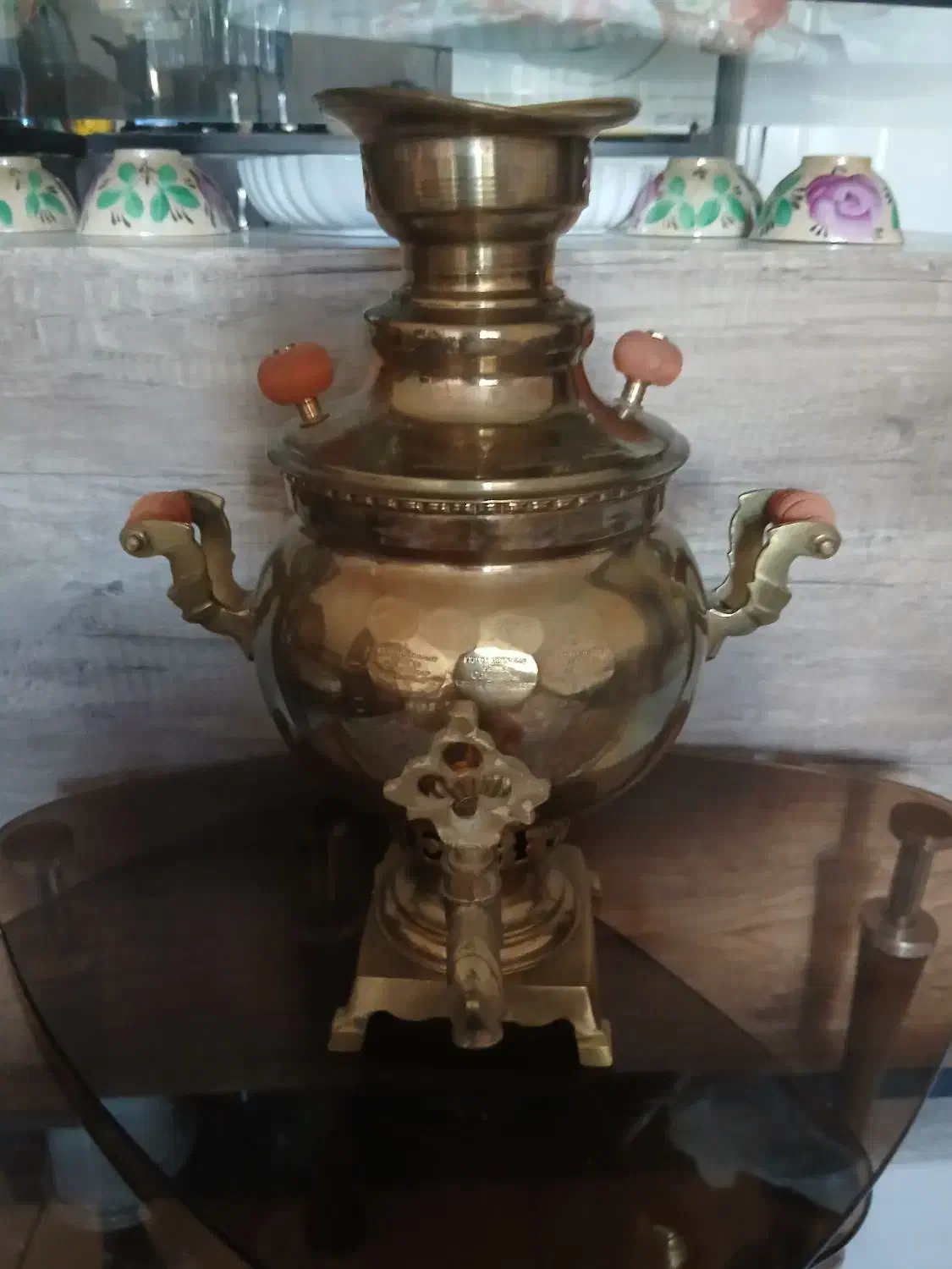 سماور برنجی ۳لیتری نو|سماور، چای‌ساز، قهوه‌ساز|مشهد, صیاد شیرازی|دیوار