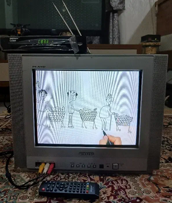 تلوزیون ۱۴ اینچ سامسونگ دستگاه دیجیتال نو|تلویزیون و پروژکتور|پرند, فاز ۵|دیوار