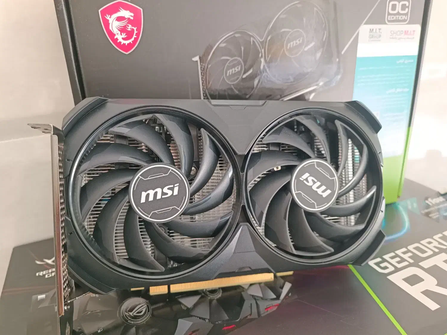 MSI RTX 4060 Ti VENTUS 2X 8G OC|قطعات و لوازم جانبی رایانه|اصفهان, دهنو|دیوار