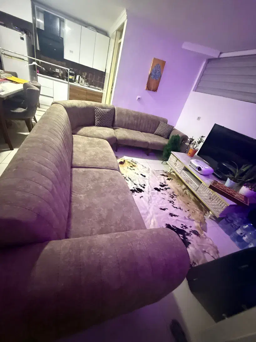 مبل ۸نفره ال|مبلمان خانگی و میز عسلی|کیش, |دیوار