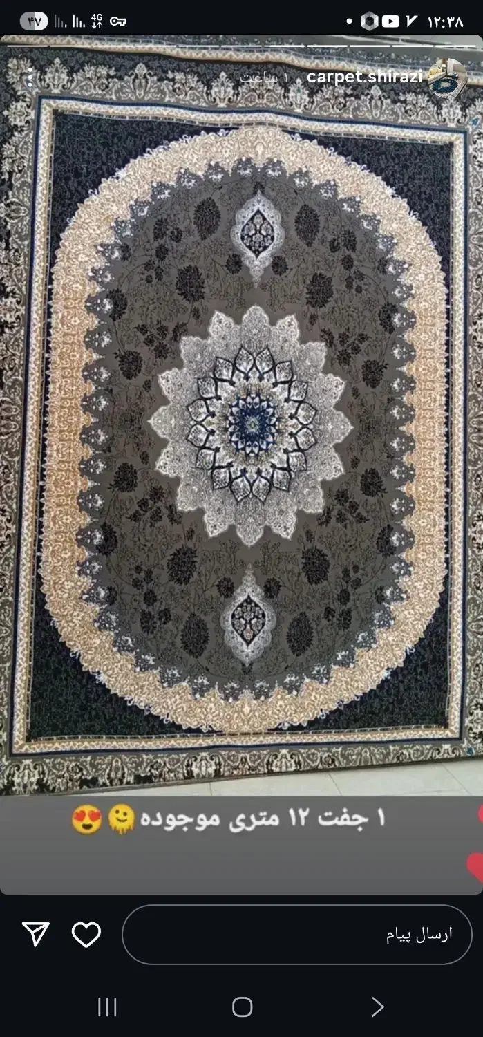 یک جفت ۱۲|فرش|ساری, |دیوار
