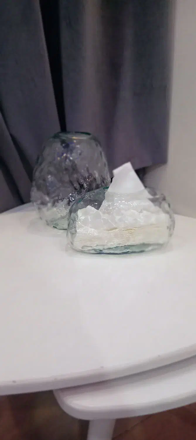 ست گلدان و جا دستمال دفرمه|صنایع دستی و سایر لوازم تزئینی|پرند, فاز ۶|دیوار