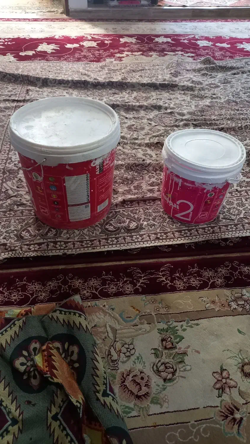 سطل رنگ خالی نو|ظروف نگهدارنده، پلاستیکی، یکبارمصرف|مشهد, الهیه|دیوار