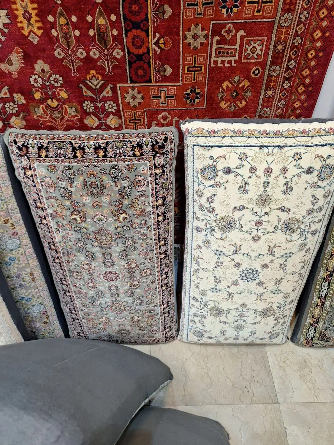 پشتی افشان اکرولیک گل ریز نگارستان زیبا|پشتی|مشهد, امیر|دیوار