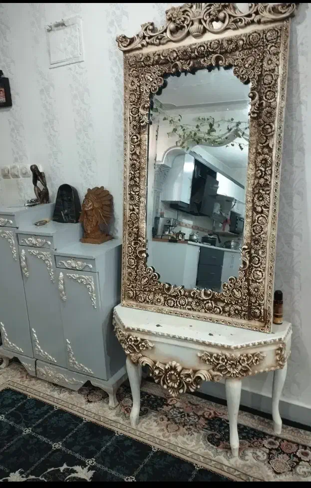 وسایل خانه پرده جا کفشی اینه کنسول|جاکفشی، کمد، دراور|آبادان, |دیوار