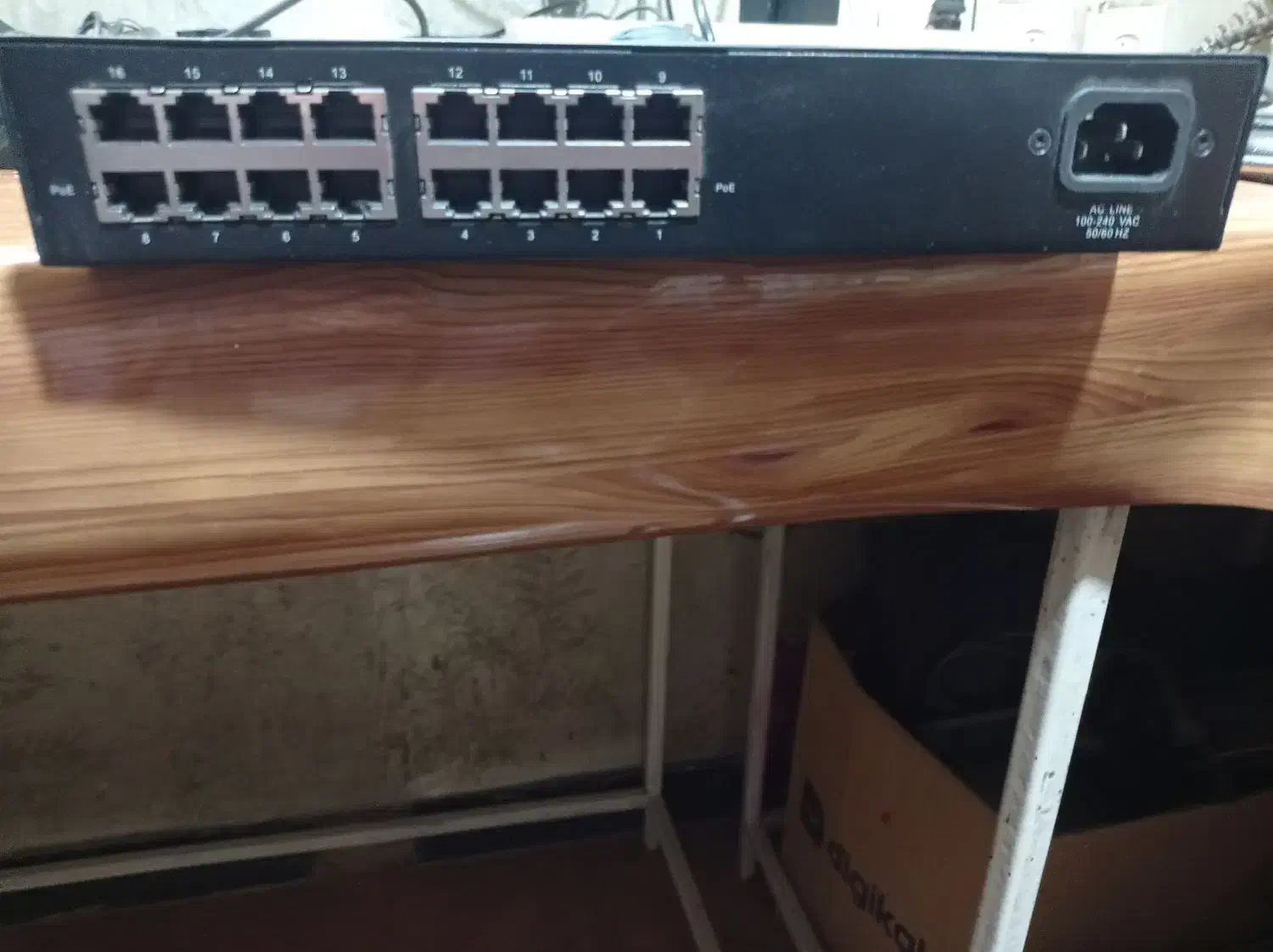 سویچ ۱۶ پورت poe|مودم و تجهیزات شبکه|شهرکرد, |دیوار