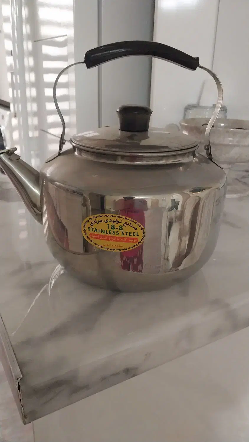 کتری استیل ده لیتری|قوری، کتری، قهوه‌ساز دستی|رباط‌کریم, رباط‌کریم|دیوار