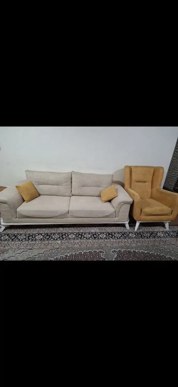 مبلمان 8نفره|مبلمان خانگی و میز عسلی|اهواز, بهارستان|دیوار