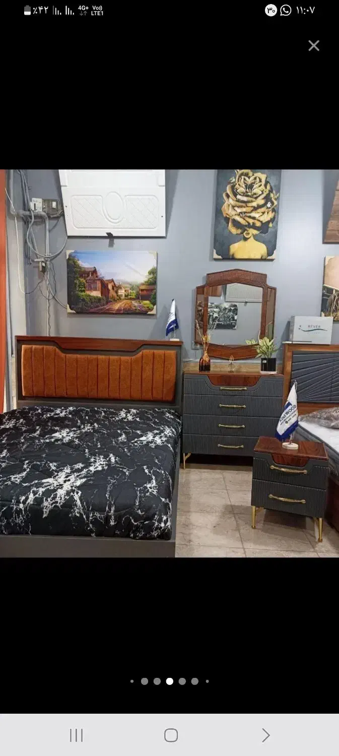 سرویس دو نفره مدل لاوین عکس اول ۲۶ میلیون|تخت و سرویس خواب|الوند, |دیوار