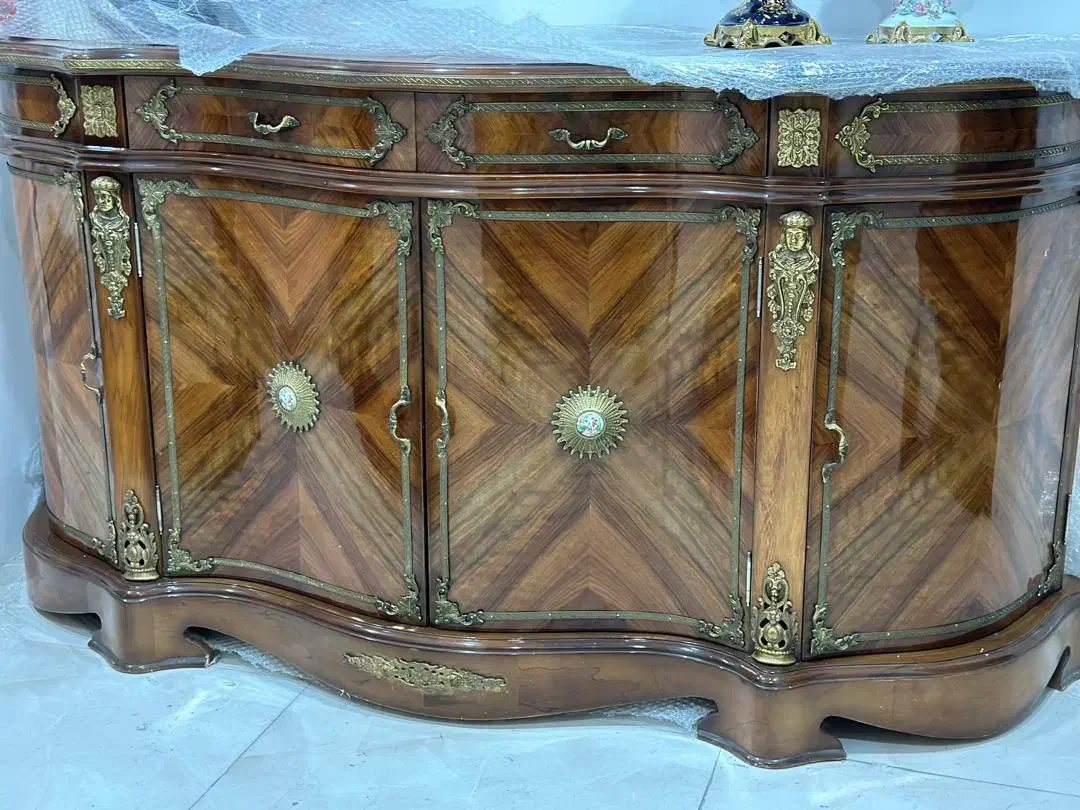 دوعدد کنسول چوب،آنتیک درحد نونو|بوفه، ویترین، کنسول|مشکیندشت, |دیوار