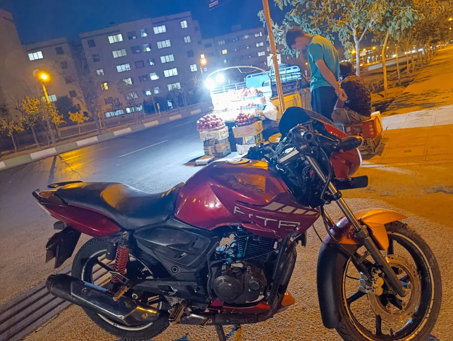 اپاچی بهترین قیمت فوری|موتورسیکلت|قم, پردیسان|دیوار