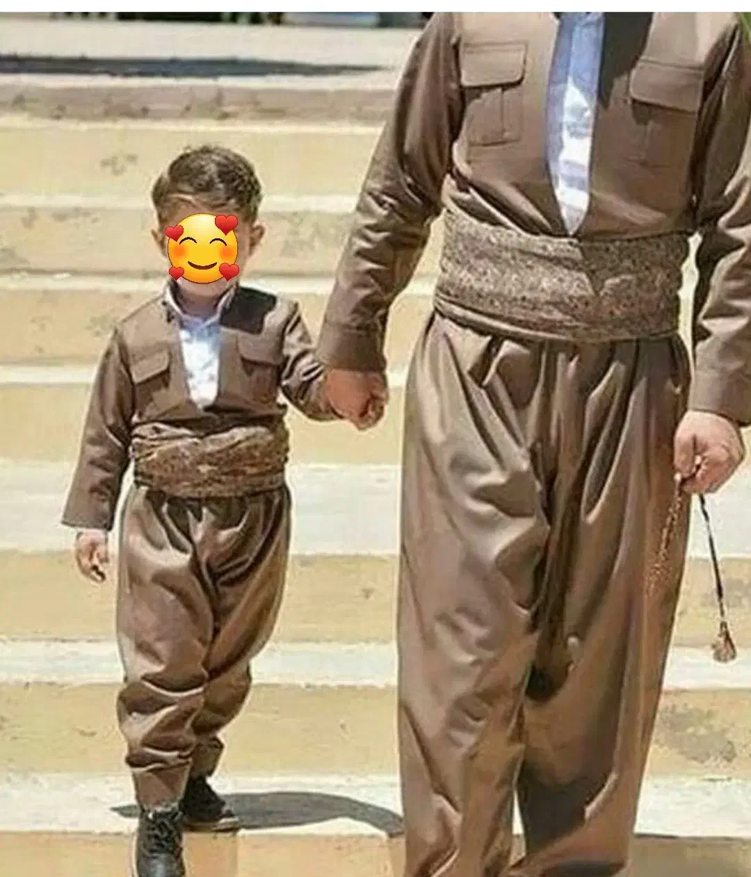 ست کردی پدر وپسری،لباس کردی بچه،بچگانه،کردی مردانه|لباس|سردشت, |دیوار