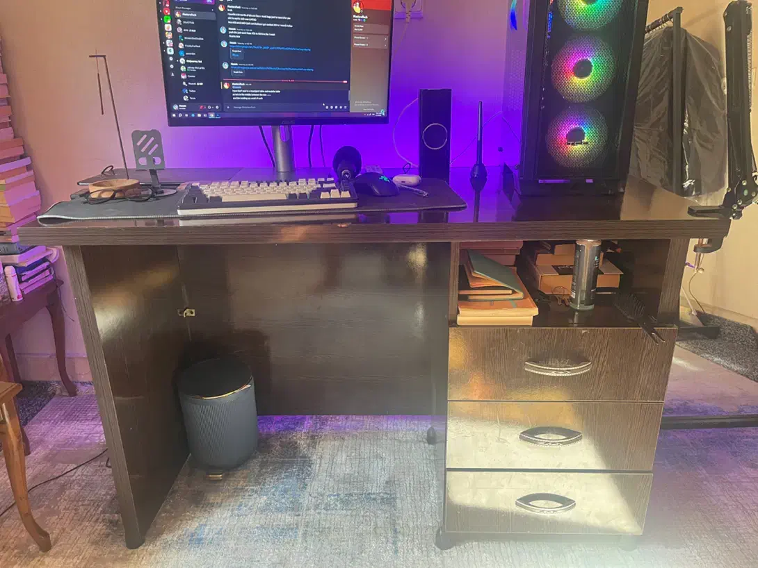 میز کامپیوتر چوبی|میز تحریر و کامپیوتر|بابل, |دیوار