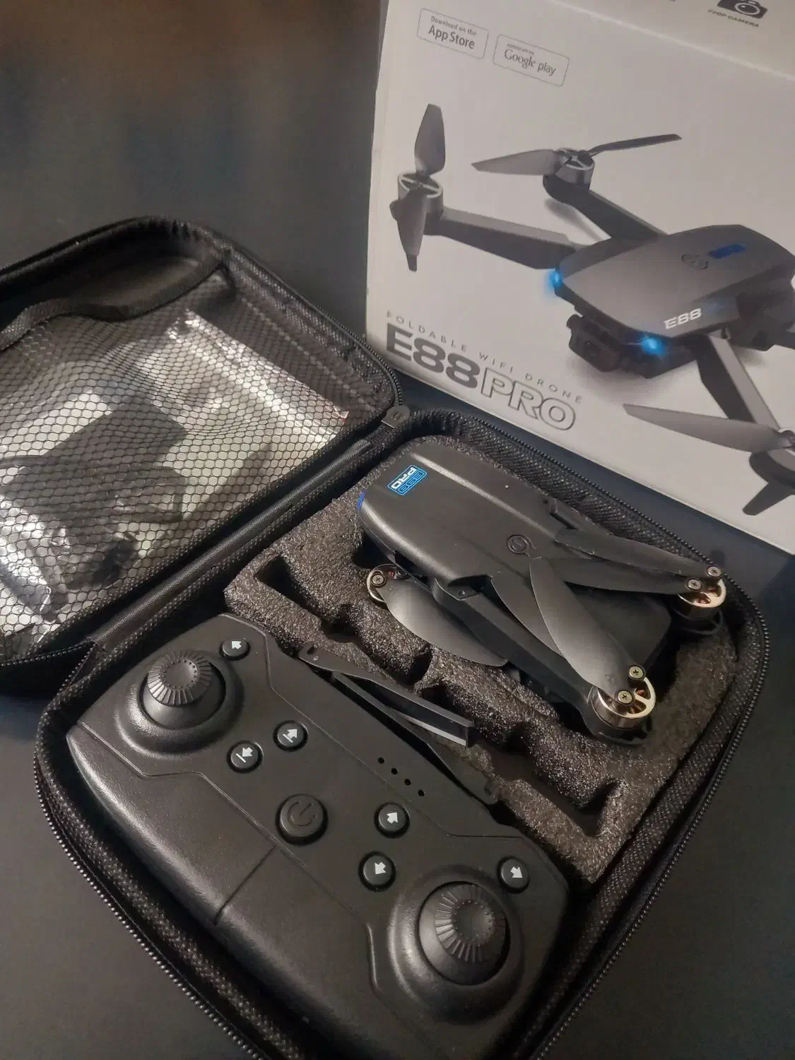 هلیشات ، کوادکوپتر E99 (آکبند)|دوربین عکاسی و فیلمبرداری|مشهد, شهرک رازی (شهرک غرب)|دیوار