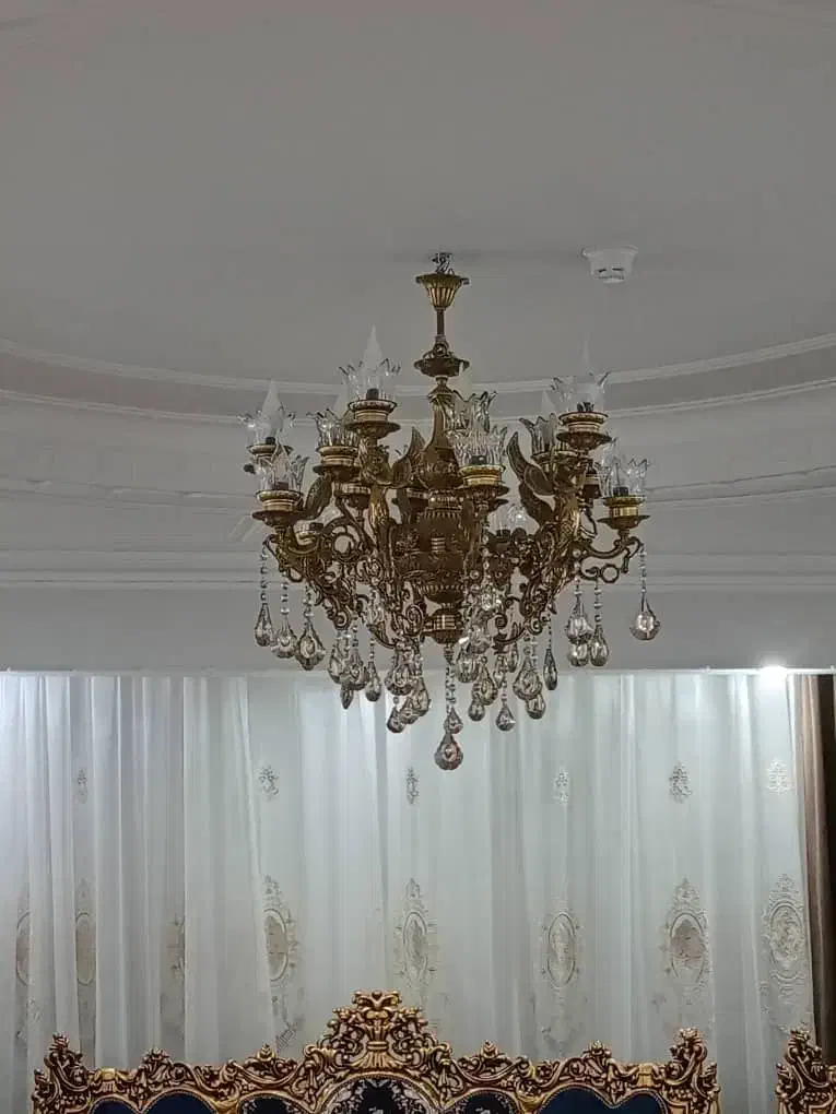 لوستر برنجی|لوستر و چراغ آویز|پرند, فاز ۴|دیوار