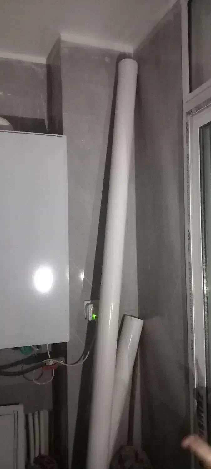 لوله هواکش پکیچ|آبگرمکن، پکیج، شوفاژ|برخوار, |دیوار