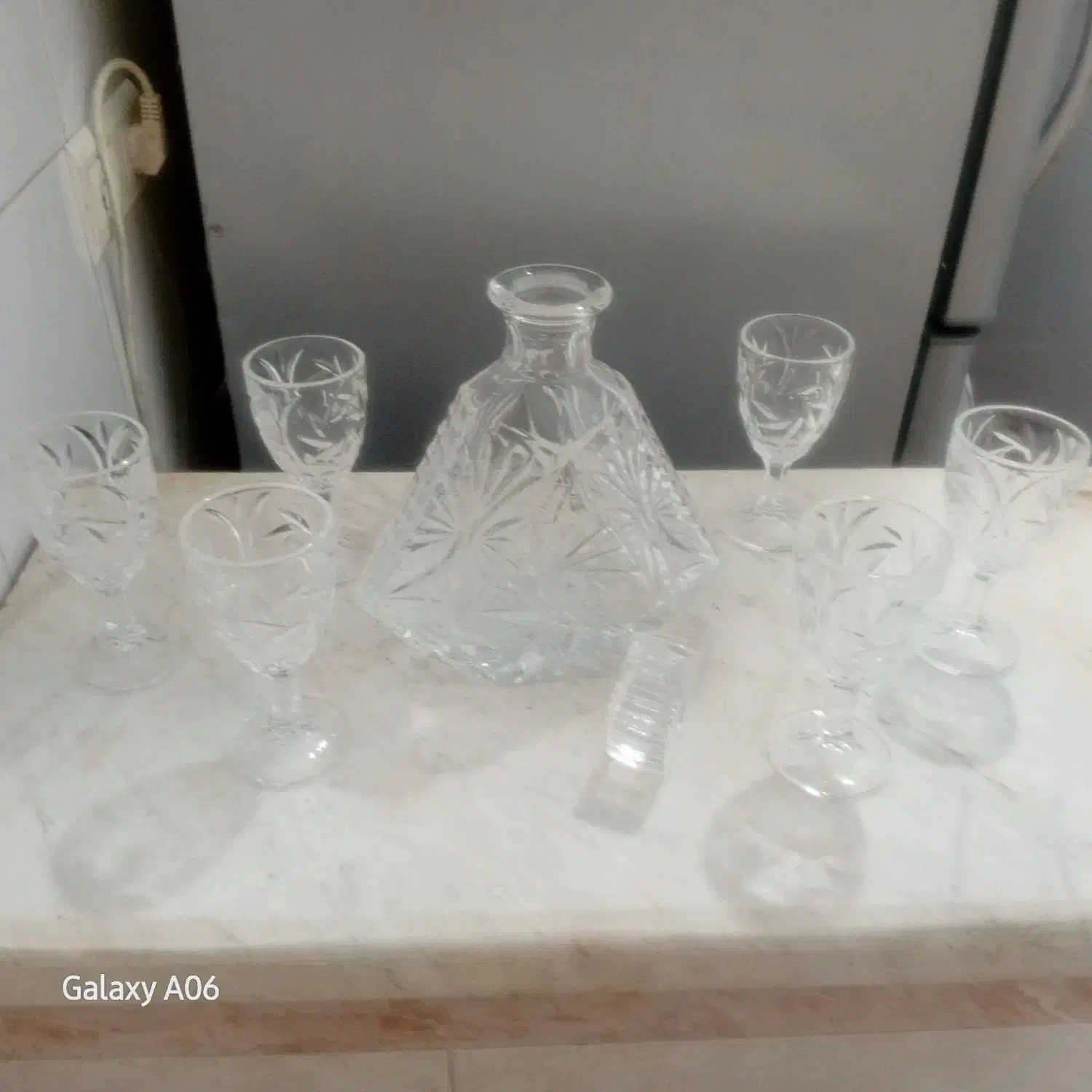 گیلاس خوری باجام و6عددلیوان یاشربت خوری|ظروف سرو و پذیرایی|قم, شهرک سازمان آب|دیوار