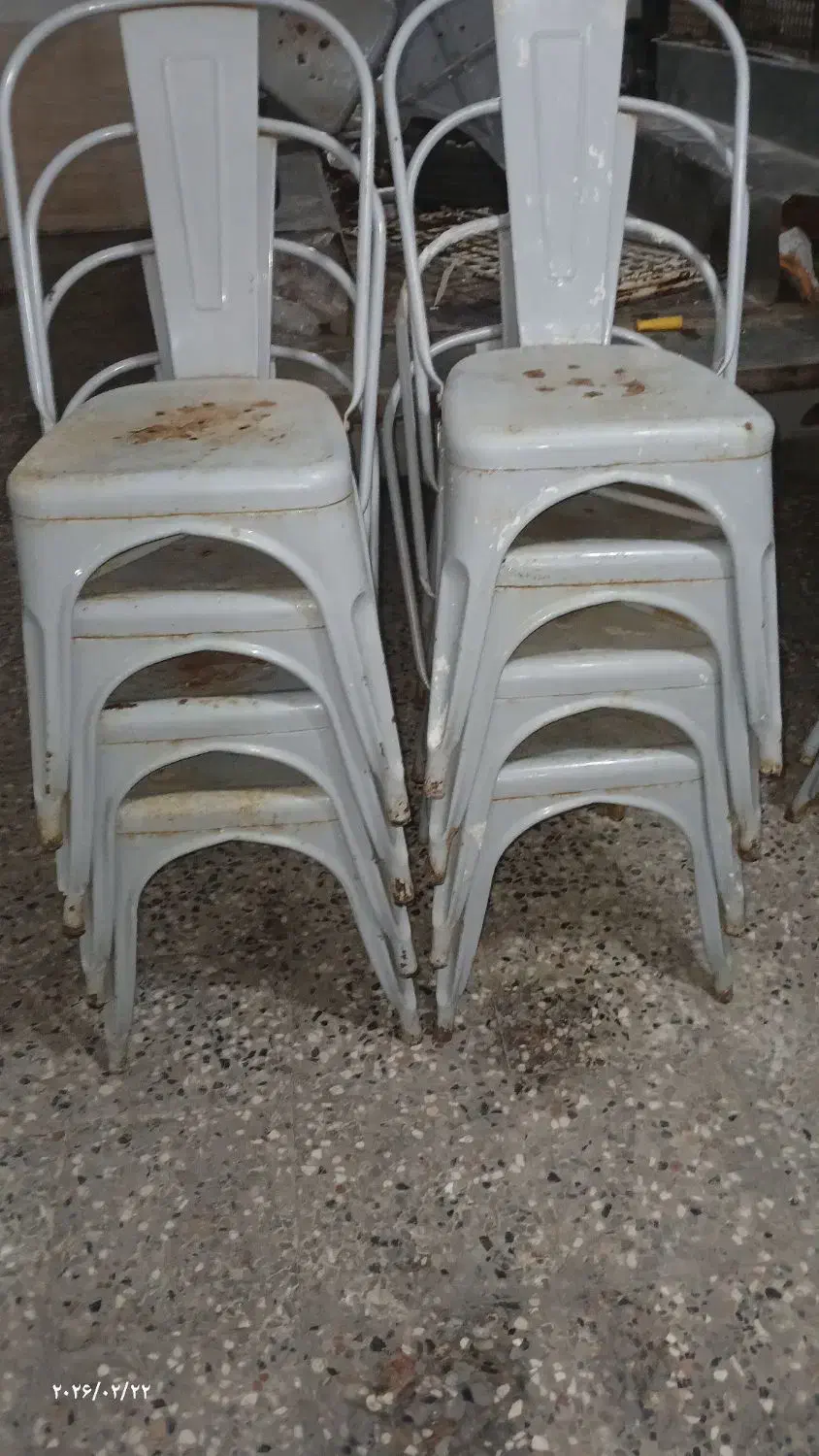 صندلی فلزی|صندلی و نیمکت|بندر ماهشهر, |دیوار