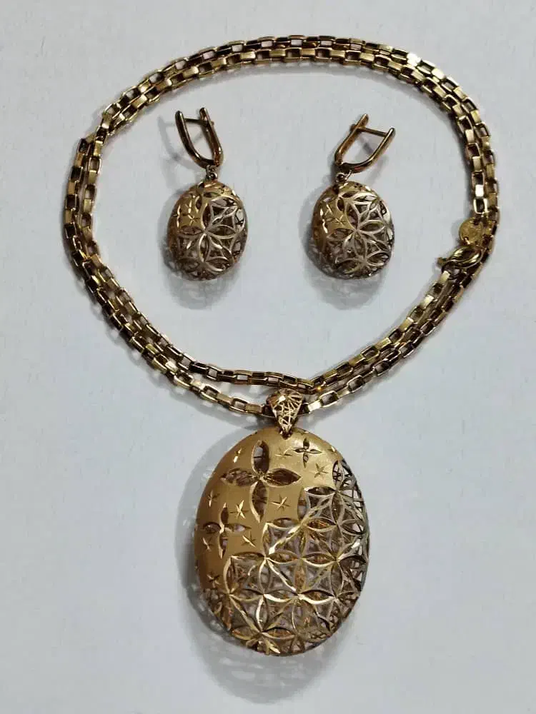 نیم ست طلا|جواهرات|تهران, تختی|دیوار