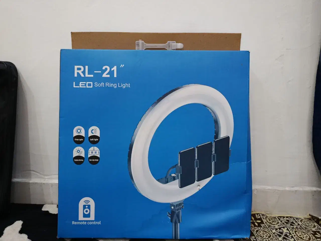 رینگ لایت سایز بزرگ با پایه محکم|دوربین عکاسی و فیلمبرداری|اندیشه, اندیشه فاز ۱|دیوار