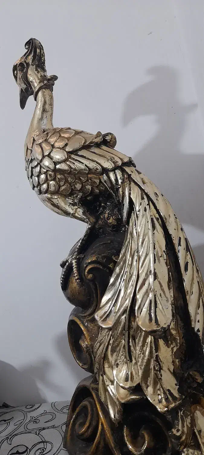 دکوری طاووس|مجسمه، تندیس، ماکت|قم, شهرک فاطمیه|دیوار