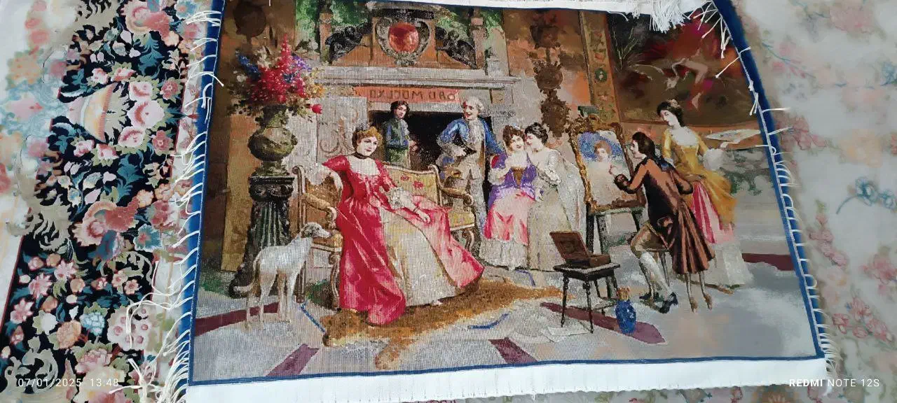 تابلو فرش دست بافت|تابلو فرش|قم, زند آباد|دیوار