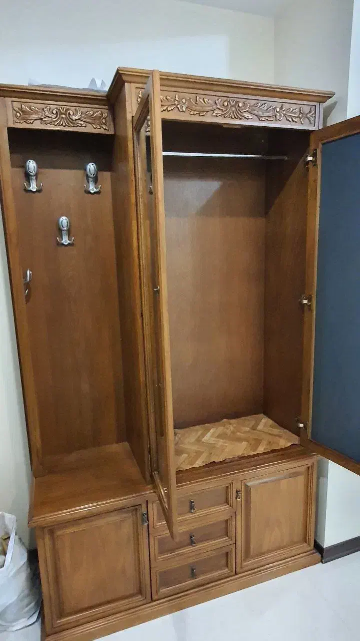 کمد چوبی با چوب راش|جاکفشی، کمد، دراور|تهران, قلهک|دیوار