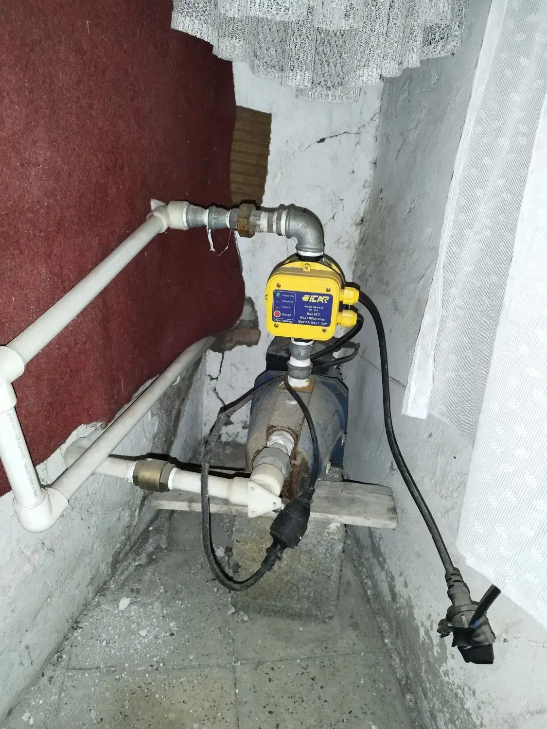 پمب آب پنتاکس و توالت فرنگی|مصالح و تجهیزات ساختمان|لاهیجان, خمیر کلایه|دیوار