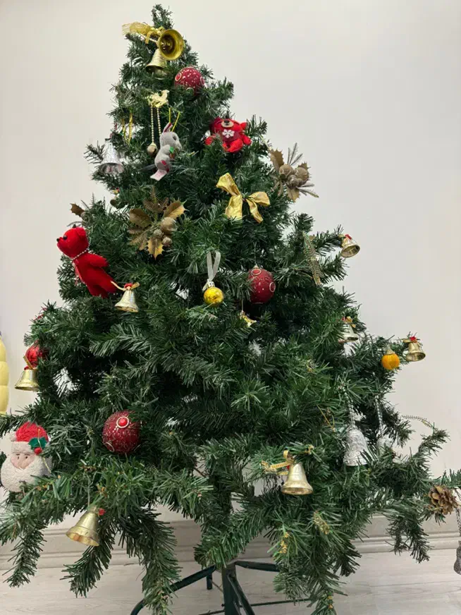 درخت کریسمس|گل مصنوعی|فردیس, فردیس|دیوار