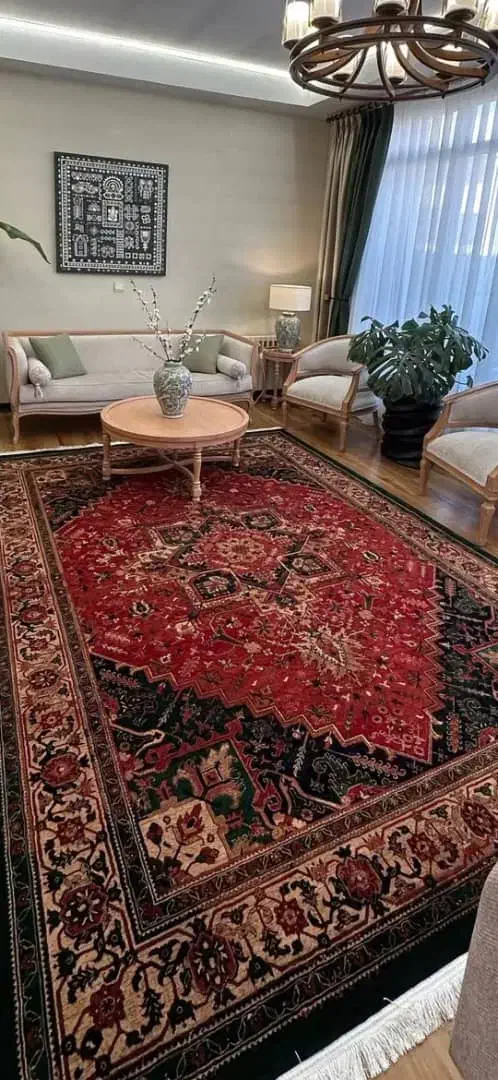 دستبافتی قرمز جدید|فرش|مشهد, امام خمینی|دیوار