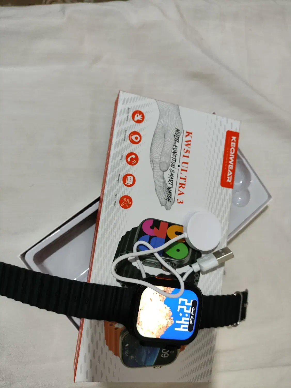 ساعت هوشمند برند keqiwear مدل kw51 ultra3|ساعت|اصفهان, شیخ اشراق|دیوار