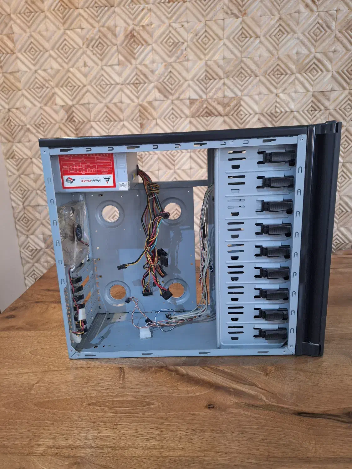 کیس رید مکس پنل آلمینیومی بازشو به همراه پاور|قطعات و لوازم جانبی رایانه|تهران, بهار|دیوار