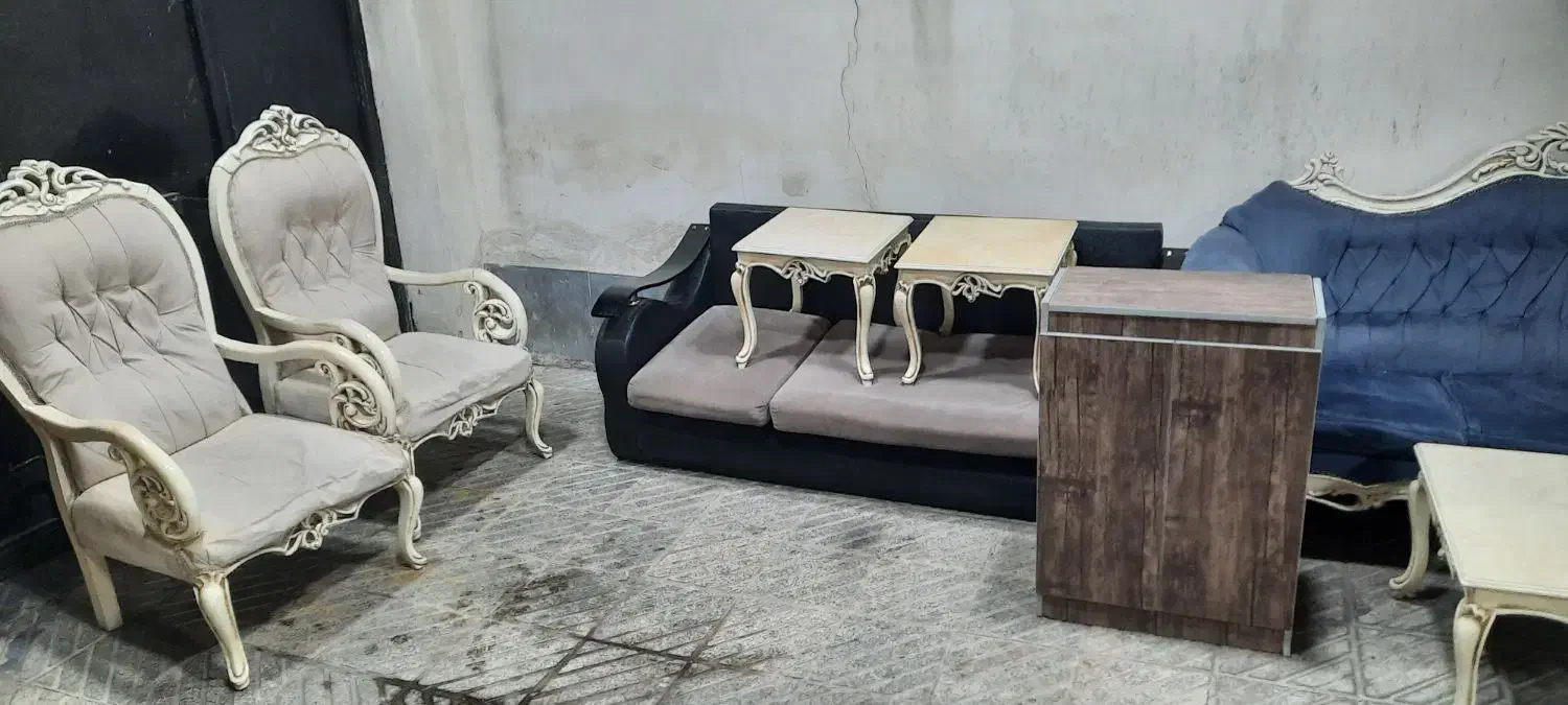 مبل وجلو مبلی میز تلوزیون و جاکفشی|مبلمان خانگی و میز عسلی|باقرشهر, |دیوار