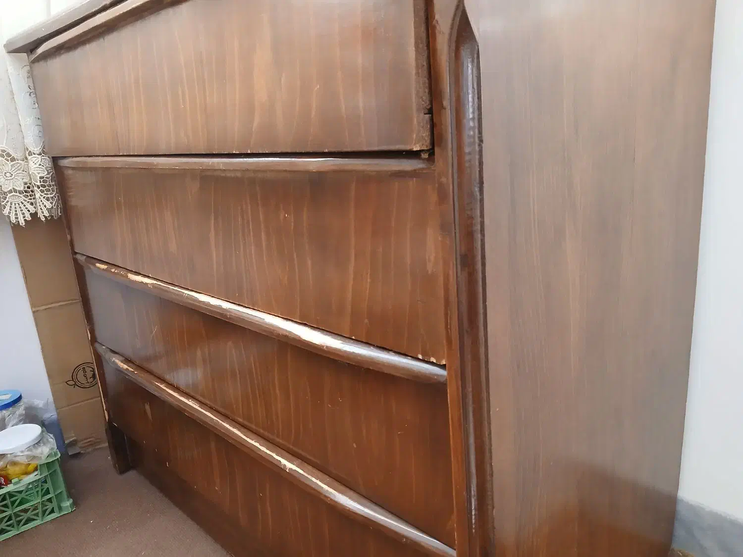 دراور چوبی تمیز|جاکفشی، کمد، دراور|سقز, |دیوار