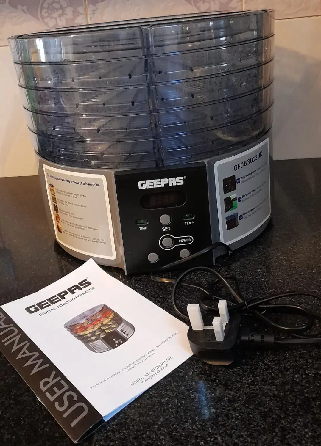 میوه‌ خشک‌کن جیپاس مدل GFD63013UK|سایر لوازم برقی|بردسیر, |دیوار