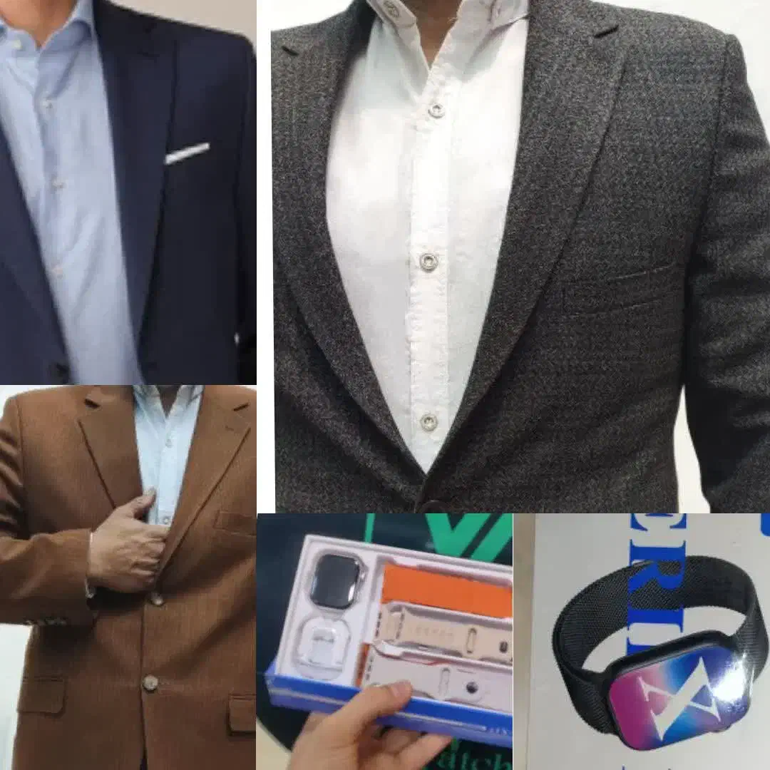 کت شلوار + پیراهن + ساعت هوشمند+ ایرپاد|لباس|کرمان, |دیوار